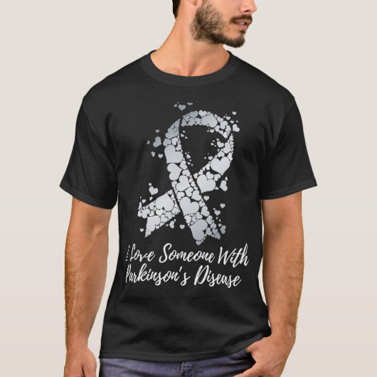 I Love Someone With Parkinsons Disease Awareness T-Shirt (Vorderseite)