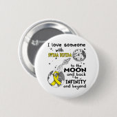 I love Someone with Spina Bifida Awareness Button (Vorne & Hinten)