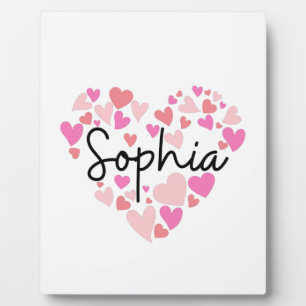 I love Sophia Fotoplatte