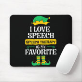 I Love Speech Speech Therapy Is My Favorite Mousepad (Mit Mouse)