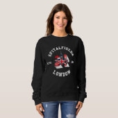 I Love SPITALFIELDS London City Flag Badge Sweatshirt (Vorne ganz)