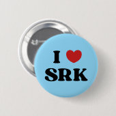 I Love SRK - I Love Shahrukh Khan Button (Vorne & Hinten)
