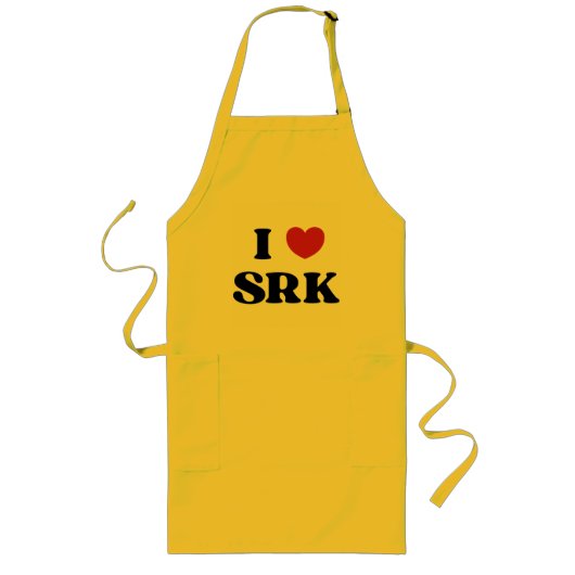 I love SRK - I Love Shahrukh Khan Lange Schürze (Vorne)