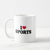 I Love Srts Fitness Motivation  Kaffeetasse (Links)