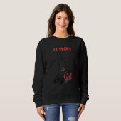 I Love State Of Idaho Flower Outline St Maries Cit Sweatshirt (Vorne ganz)