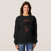 I Love State Of Illinois Flower Outline Cicero Cit Sweatshirt (Vorne ganz)