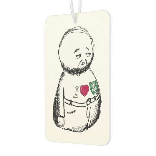 I love Steiermark Karikatur Österreich Autolufterfrischer (Links)