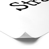 I Love Strawberries Poster (Ecke)