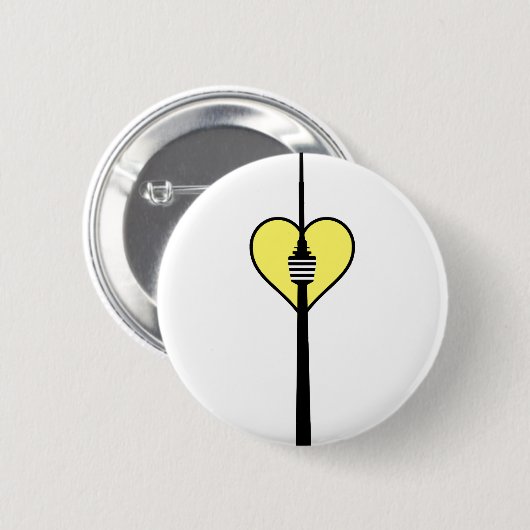 I Love Stuttgart Button (Vorne & Hinten)
