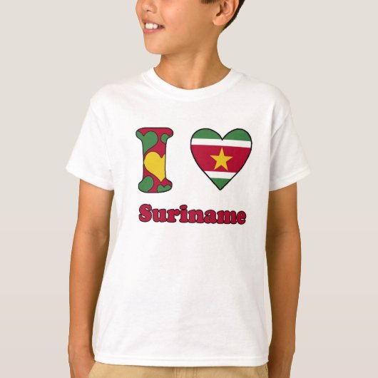 I love Suriname T-Shirt (Vorderseite)