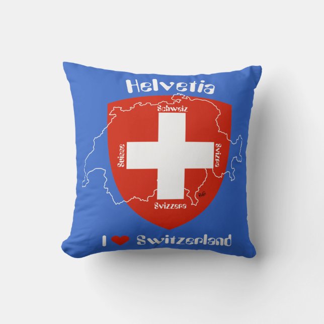 I love Switzerland Kissen (Vorderseite)