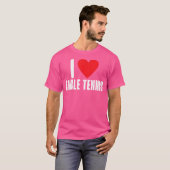 I Love Table Tennis T-Shirt (Vorne ganz)