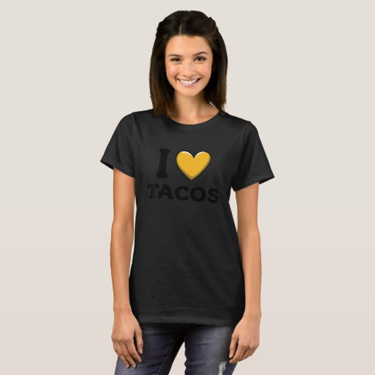 I Love Tacos Love Taco Day 3 T-Shirt (Vorne ganz)
