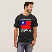 I Love Taiwan Flag Taiwanese Pride I Stand With Ta T-Shirt (Vorne ganz)