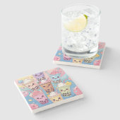 I love tapioca steinuntersetzer (Seitenansicht)