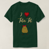 I Love Tater Tot Funny Cute Potato T-Shirt (Design vorne)