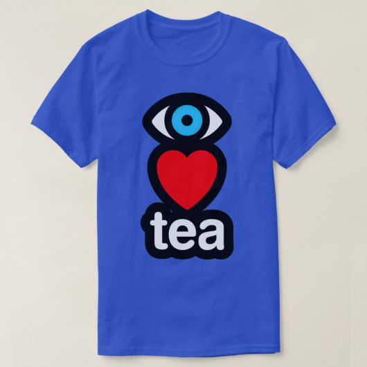 i love tea vertical T-Shirt (Design vorne)