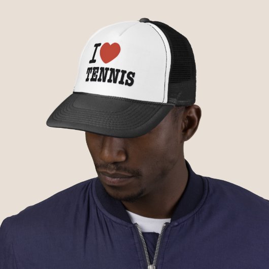 I LOVE TENNIS TRUCKERKAPPE (Beispiel)