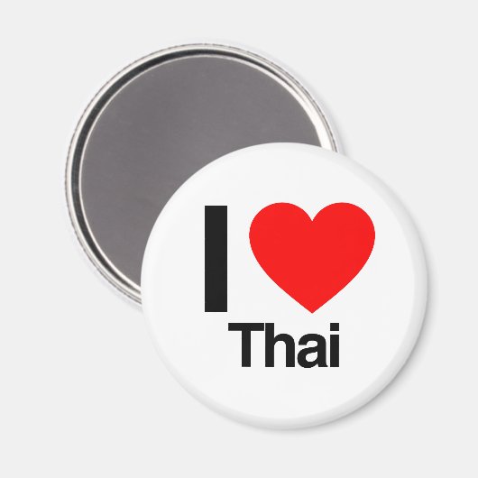 i Love Thai Magnet (Vorderseite/Rückseite)