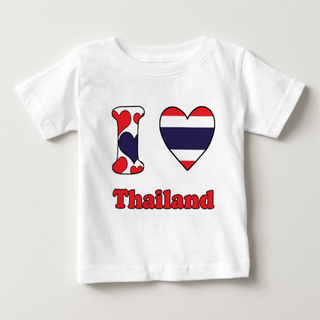 I love Thailand Baby T-shirt (Vorderseite)