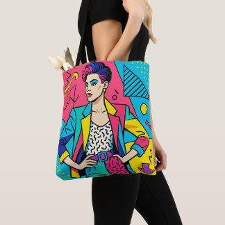 "I Love the 80's" Retro Tote Bag Tasche