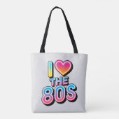 I love the 80s tasche (Rückseite)