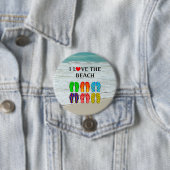 I Love the Beach Button (Beispiel)