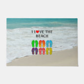 I Love the Beach Fußmatte (Vorderseite)