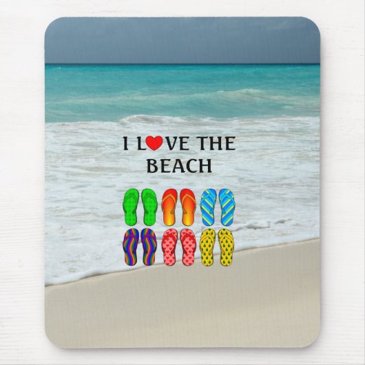 I Love the Beach, Mousepad (Vorne)