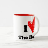 I love the Hague Zweifarbige Tasse (VorderseiteRechts)