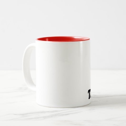 I love the Hague Zweifarbige Tasse (Vorderseite Links)