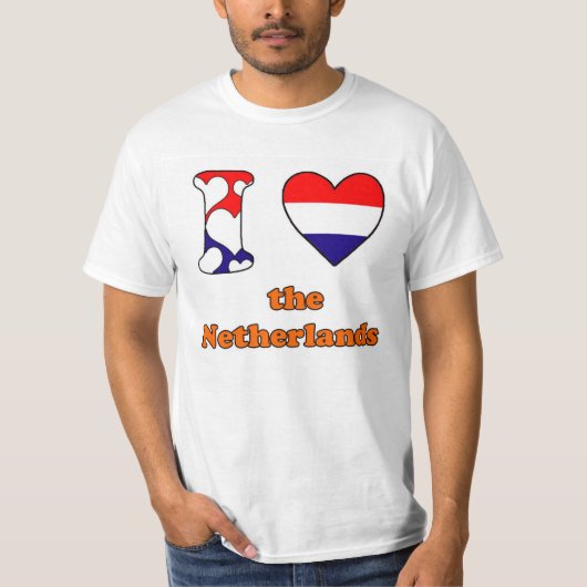 I love the Netherlands T-Shirt (Vorderseite)