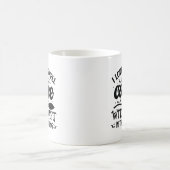 I Love the Smell Coffee Funny Witch Halloween Kaffeetasse (Mittel)