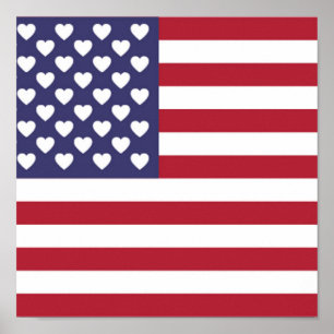 I LOVE THE UNITED STATES OF AMERICA POSTER