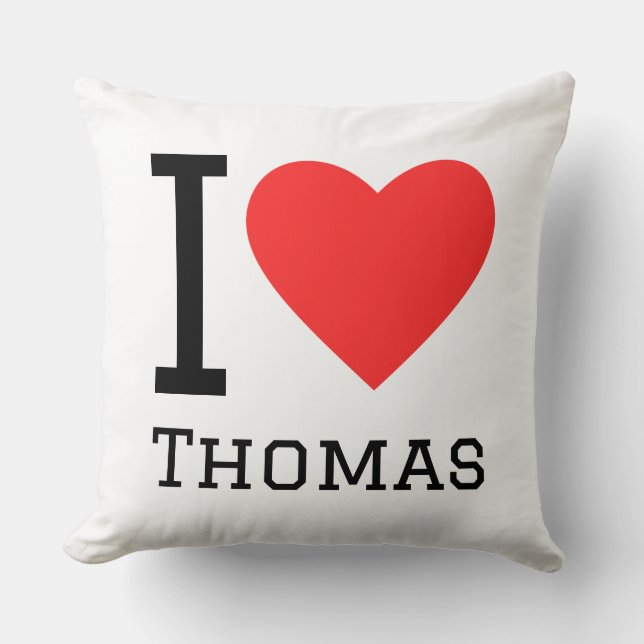 I love thomas kissen (Vorderseite)