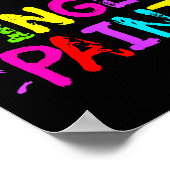 I Love To Finger Paint Couple Funny Valentine Day Poster (Ecke)