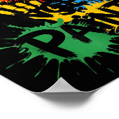 I Love To Finger Paint Couples Art Teacher Finger Poster (Ecke)