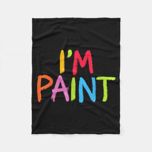 I Love To Finger Paint - I Heart To Finger Paint I Fleecedecke (Vorderseite)