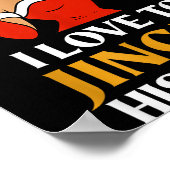 I Love To Stuff Her Stocking, I Love To Jingle His Poster (Ecke)