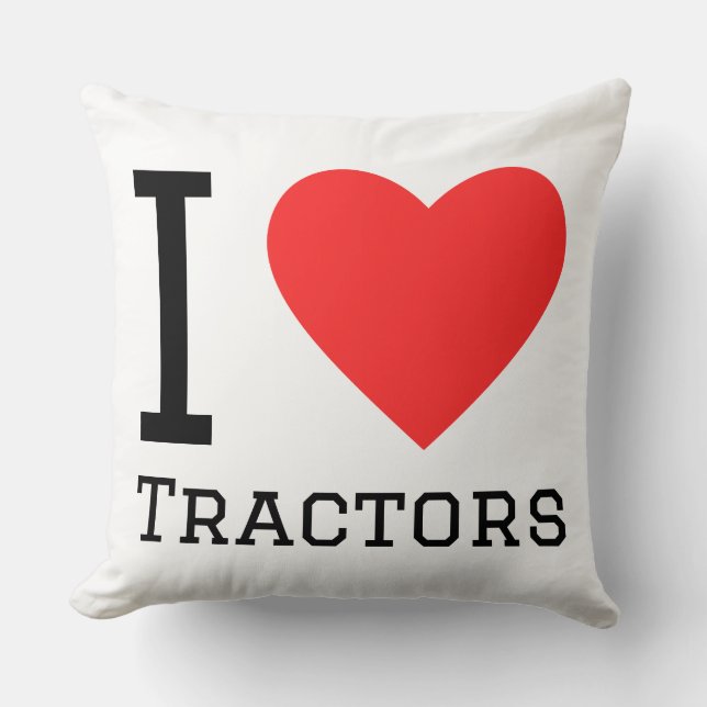 I love tractors kissen (Vorderseite)