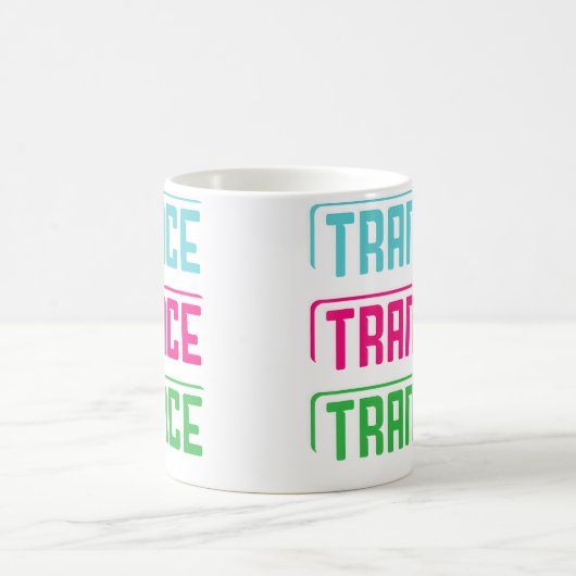 I Love Trance Kaffeetasse (Mittel)