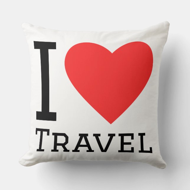 I love travel kissen (Vorderseite)