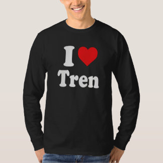 I Love Tren Distressed Retro Vintage 1 T-Shirt