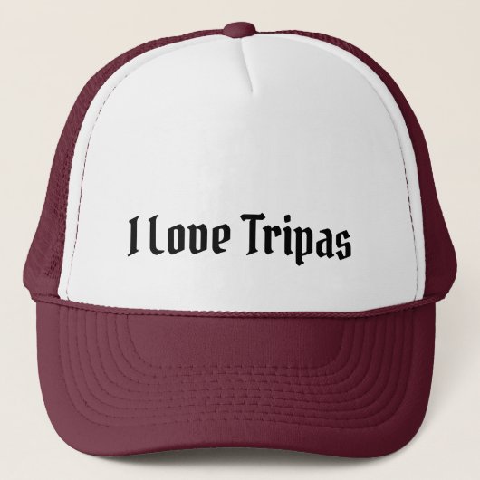 I Love Tripas Truckerkappe (Vorderseite)