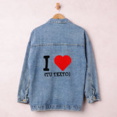 I LOVE + TU TEXTO JEANSJACKE (Hangar)