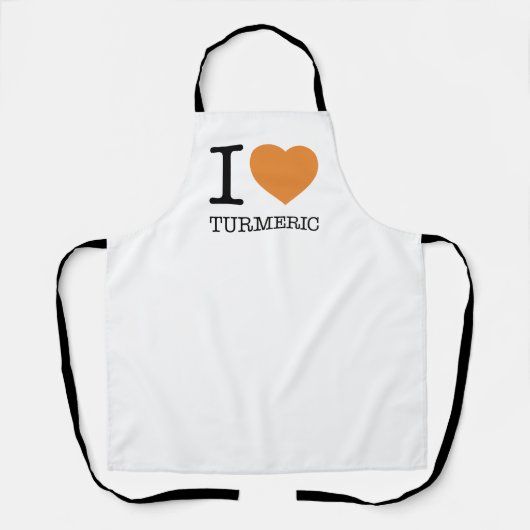 I LOVE TURMERIC SCHÜRZE (Vorderseite)