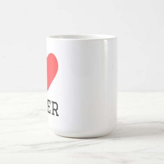 I love Tyler  Kaffeetasse (Mittel)