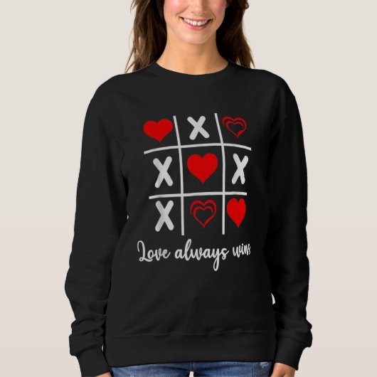 I Love U Heart Couple Matching Valentines Day Xoxo Sweatshirt (Vorderseite)