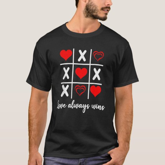I Love U Heart Couple Matching Valentines Day Xoxo T-Shirt (Vorderseite)