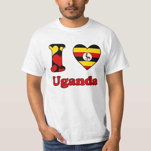 I love Uganda T-Shirt (Vorderseite)